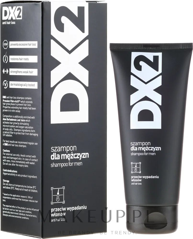 Шампунь для мужчин DX2 Shampoo против выпадения волос, 150 мл