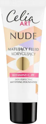 Тональный флюид Celia Nude матирующий корректирующий, 30 мл