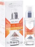 Сыворотка для лица Bielenda Neuro Glicol + Vit. C ночная отшелушивающая 30 мл — фото 1