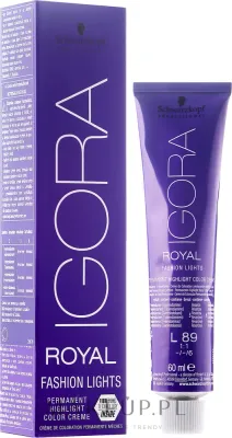 Стойкая крем-краска для волос Schwarzkopf Professional Igora Royal Fashion Lights осветляющая, 60 мл