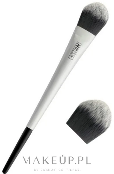 Кисть для тональной основы и жидкого консилера Art Look Concealer Brush 110 001, синтетический ворс, серебристая