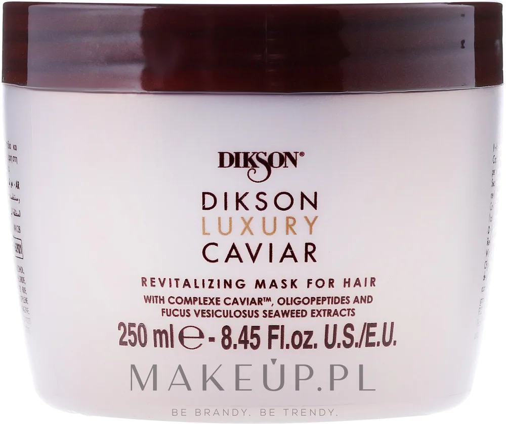 Маска для волос Dikson Luxury Caviar ревитализирующая, для повреждённых, с экстрактом икры и морских водорослей, 500 мл