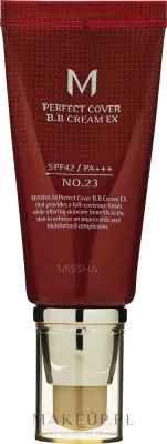 Крем BB Missha Perfect Cover BB Cream EX SPF 42 PA+++ интенсивно кроющий, с фильтром, 50 мл