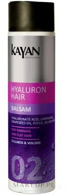 Бальзам для волос Kayan Professional Hyaluron Hair Balsam для тонких волос, лишённых объёма, 250 мл