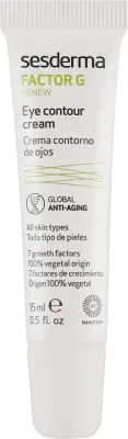 Sesderma Factor G Renew Eye Contour крем для кожи вокруг глаз антивозрастной 15 мл, с ретиналем и пептидами