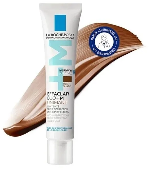 Крем-гель для лица La Roche-Posay Effaclar Duo+ Unifiant тонирующий против несовершенств 40 мл, оттенок Deep