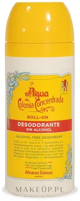 Дезодорант шариковый Alvarez Gomez Agua De Colonia Concentrada с цитрусово-фужерным ароматом, стойкий, 75 мл
