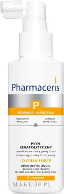 Кератолитическая жидкость для кожи головы и тела Pharmaceris P Psoriasis с мочевиной и салициловой кислотой, 125 мл