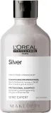 Шампунь для седых волос L'Oreal Professionnel Serie Expert Magnesium Silver Shampoo, осветляющий, 300 мл NEW / 500 мл NEW / 1500 мл NEW — фото 1