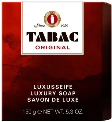 Maurer & Wirtz Perfumowane mydło w kostce do rąk i ciała dla mężczyzn - Maurer and Wirtz Tabac Original мыло кусковое парфюмированное мужское для рук и тела, аромат бергамота, лаванды и сандала