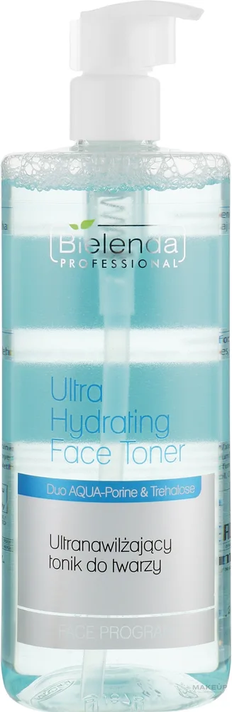 Ультраувлажняющий тоник для лица Bielenda Professional с трегалозой и бетаином, 500 мл