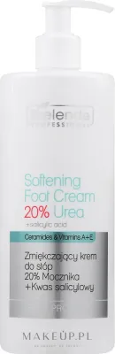 Крем для ног Bielenda Professional Podo Expert Program Softening Foot Cream 20% Urea смягчающий, с салициловой кислотой, 500 мл