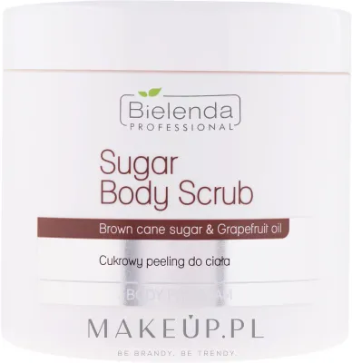 Сахарный скраб для тела Bielenda Professional Body Program с грейпфрутовым маслом, 600 г