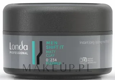 Матирующая глина для волос Londa Professional Men Shift It Matt Clay на каолине, 75 мл