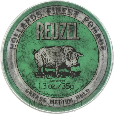 Помада для волос Reuzel Grease Medium Hold, для мужчин, средняя фиксация