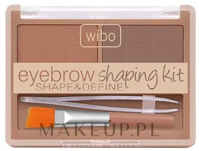 Набор для бровей Wibo Eyebrow Shaping две пудры пинцет и аппликатор