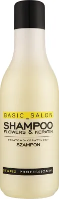 Профессиональный цветочно-кератиновый шампунь для волос Stapiz Basic Salon, 5000 мл