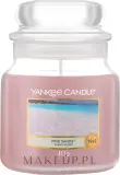 Свеча ароматическая Yankee Candle Pink Sands в стеклянной банке, фруктово-цветочная, 623 г — фото 1