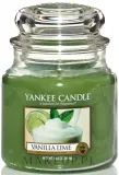 Свеча ароматическая Yankee Candle Vanilla Lime в банке, цитрусово-ванильная, 623 г — фото 3