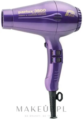 Фен для волос Parlux Hair Dryer 3800 Purple керамико-ионный, 2100 Вт, 6 режимов, с 2 концентраторами, 1 шт