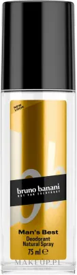 Дезодорант парфюмированный Bruno Banani Man's Best Deodorant Natural Spray с распылителем, мужской, 75 мл