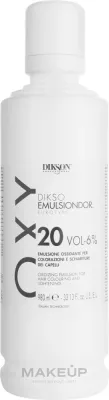 Оксикрем для волос Dikson Tec Emulsiondor Eurotype 20 Volumi универсальный 6%, кремовая текстура, 980 мл