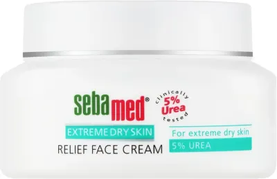 Крем для лица Sebamed Extreme Dry Skin Relief с мочевиной 5% для сухой кожи 50 мл