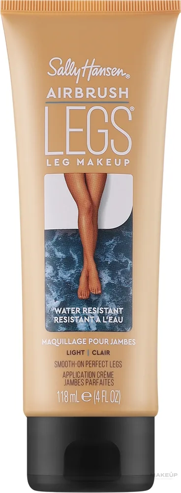 Крем тонирующий для ног Sally Hansen Airbrush Legs Smooth с экстрактом красных водорослей, ультралёгкий, 118 мл, оттенок Tan