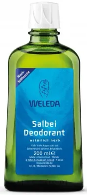 Дезодорант для тела Weleda Sage Deodorant Refill Bottle с шалфеем, запасной блок