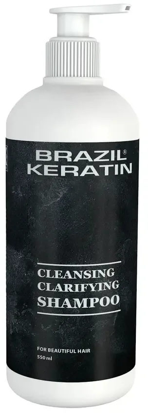 Глубоко очищающий шампунь с пантенолом и лецитином Brazil Keratin Clarifying, 300 мл