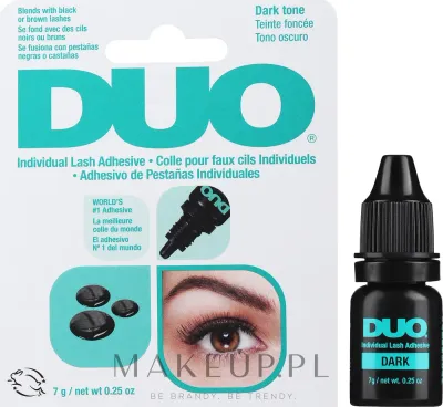 Клей для ресниц Duo Eyelash Adhesive Dark Global тёмный, водостойкий, 7 г