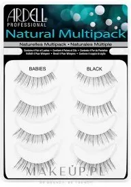 Накладные ресницы на ленте Ardell Natural Multipack Babies Black, из человеческих волос, 8 шт