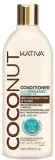 Восстанавливающий кондиционер для волос Kativa Coconut Reconstruction & Shine Conditioner, 500 мл — фото 1
