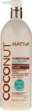 Восстанавливающий кондиционер для волос Kativa Coconut Reconstruction & Shine Conditioner, 500 мл — фото 4