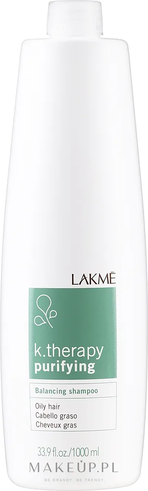 Балансирующий шампунь для жирных волос с цинком и экстрактом лопуха Lakme K.Therapy