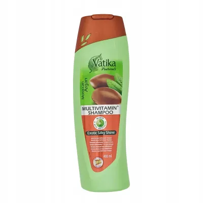 Шампунь арганов с оливковым листом и алоэ вера Dabur Vatika Argan Shampoo, 400 мл