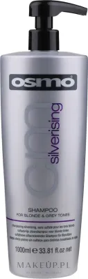 Серебристый тонирующий шампунь против жёлтых оттенков Osmo Silverising Shampoo, 1000 мл