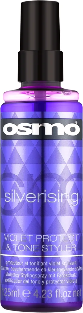 Тонирующий спрей Osmo Silverising против жёлтых оттенков волос, фиолетовый пигмент, 125 мл
