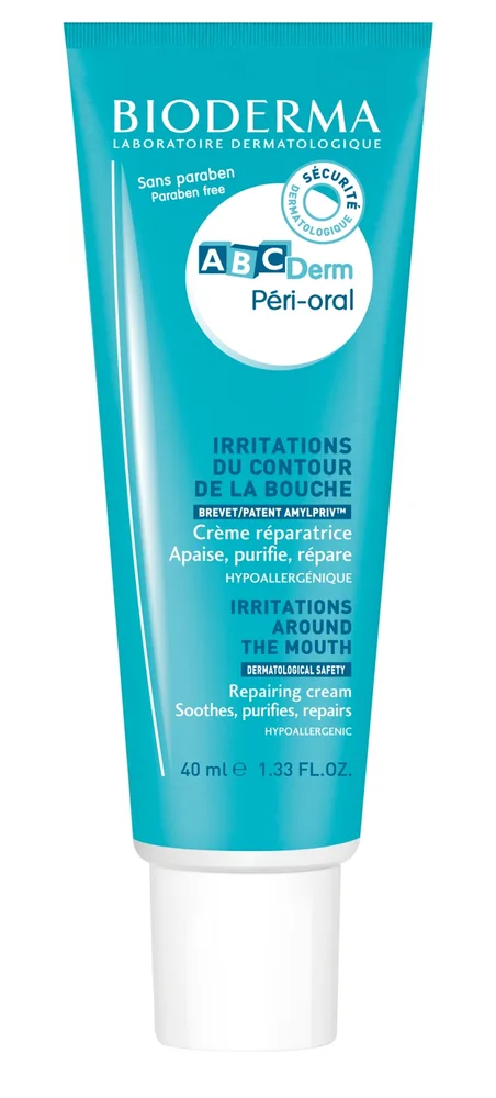 Крем для кожи вокруг рта Bioderma ABCDerm Peri Oral Irritations Around The Mouth Repair Cream для детей и младенцев, защитный, успокаивающий