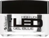 Silcare High Light LED Blue гель строительный для наращивания и укрепления ногтей моделирующий голубой, для лампы LED, маникюр — фото 1