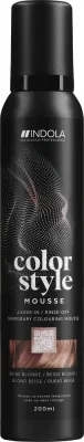 Колорирующий мус для укладки волос Indola Color Style Mousse профессиональный, 200 мл