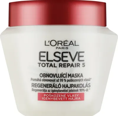 Маска для волос L'Oreal Paris Elseve Full Repair 5 Mask, восстанавливающая, для повреждённых волос
