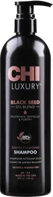 Деликатный очищающий шампунь с маслом чёрного тмина и шёлком CHI Luxury Black Seed Oil, 739 мл