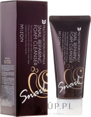 Mizon Snail Repairing Foam Cleanser пенка для умывания очищающая для лица с муцином улитки и прополисом 60 мл