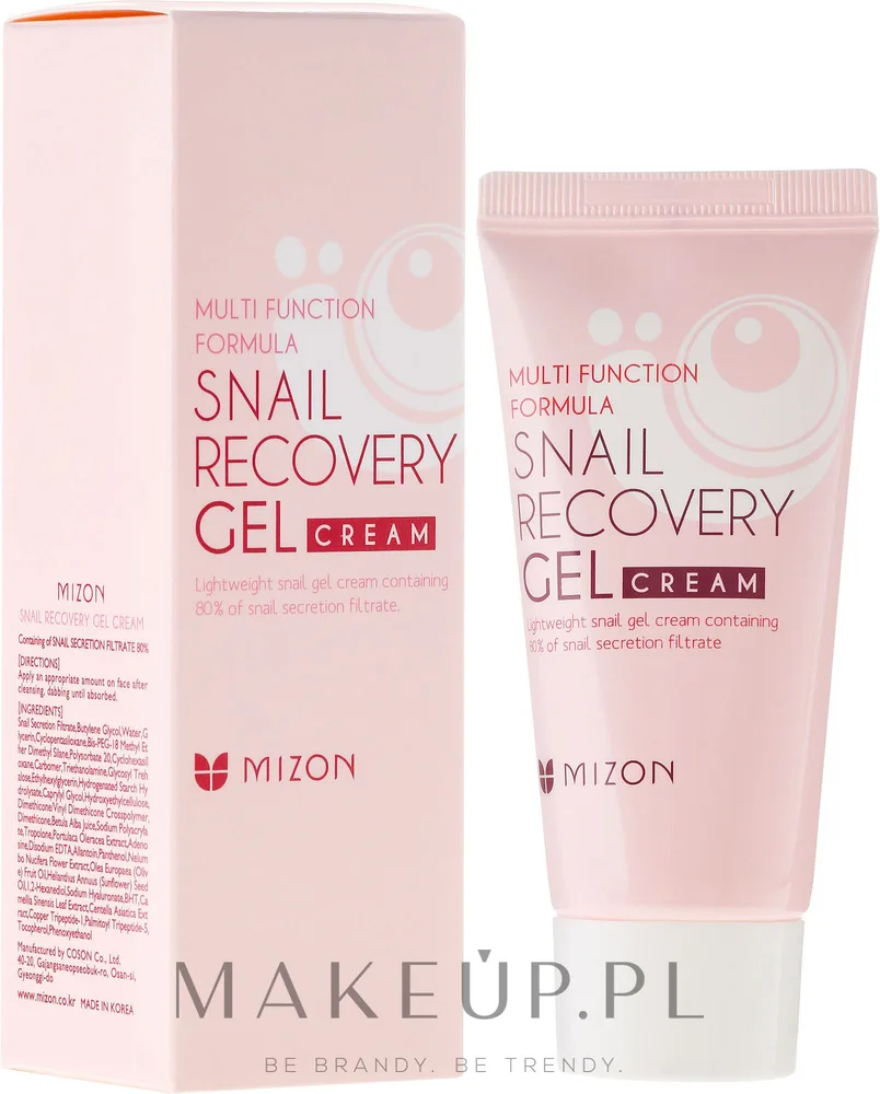 Гель-крем для лица Mizon Snail Recovery с муцином улитки 45 мл