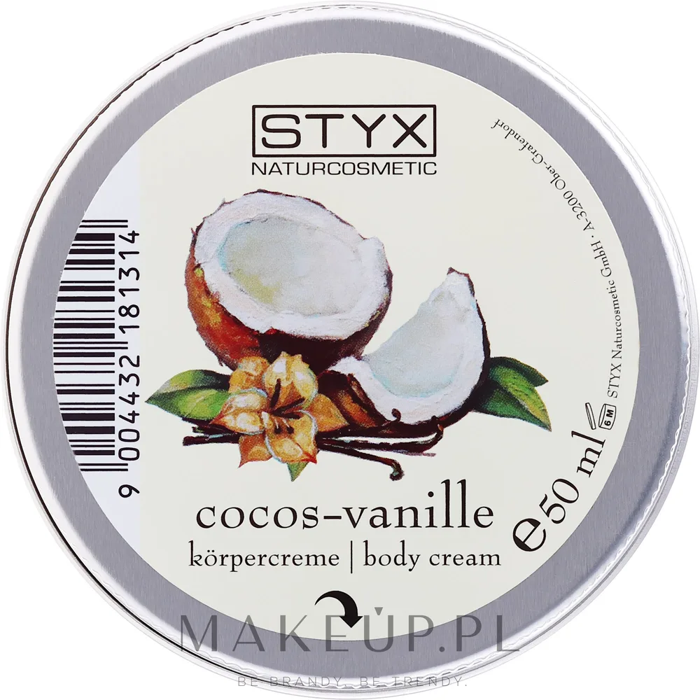 Крем для тела Styx Naturcosmetics Cocos Vanille с кокосом и ванилью 200 мл