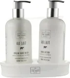 Набор для рук Scottish Fine Soaps Au Lait жидкое мыло и лосьон с молоком и алоэ 2x300 мл — фото 2