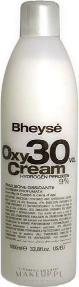 Оксидант для окрашивания волос Renee Blanche Bheyse Oxydant 30vol, 9%, 1000 мл