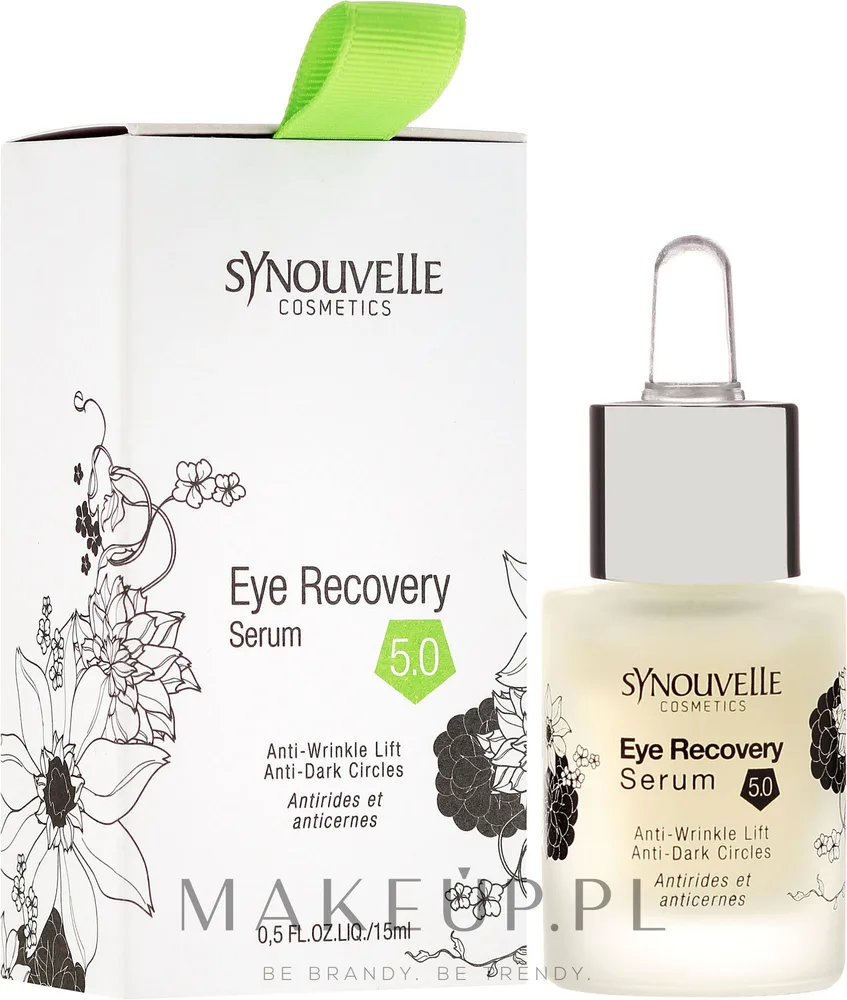 Synouvelle Cosmectics Intensive восстанавливающая сыворотка для кожи вокруг глаз против морщин и темных кругов с кофеином 15 мл