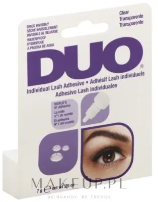 Клей для накладных ресниц Duo Individual Lash Adhesive, прозрачный, 7 г